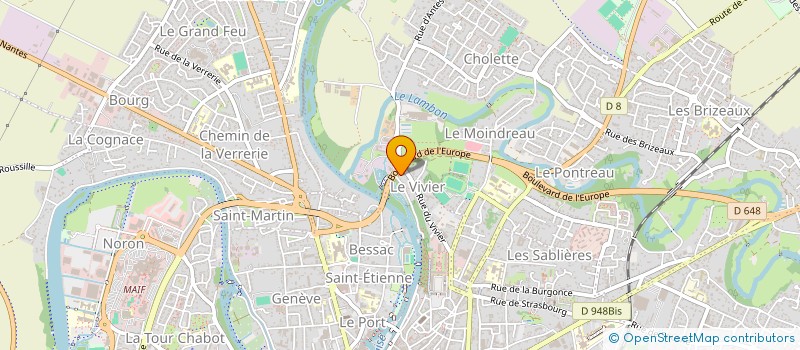 localisation de l'entreprise SCI G.O.  NIORT