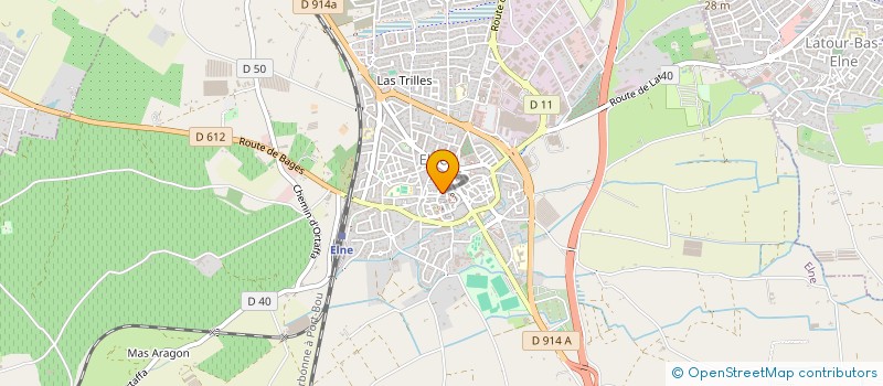 localisation de l'entreprise SCI G.O.  THUIR