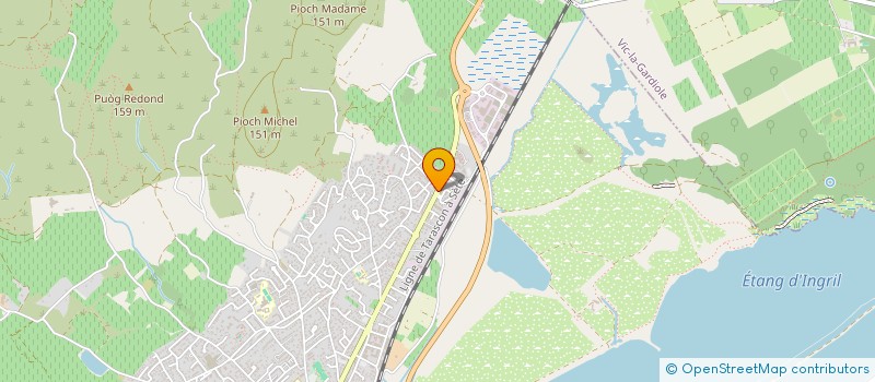 localisation de l'entreprise SCI G.O IMMO à FRONTIGNAN