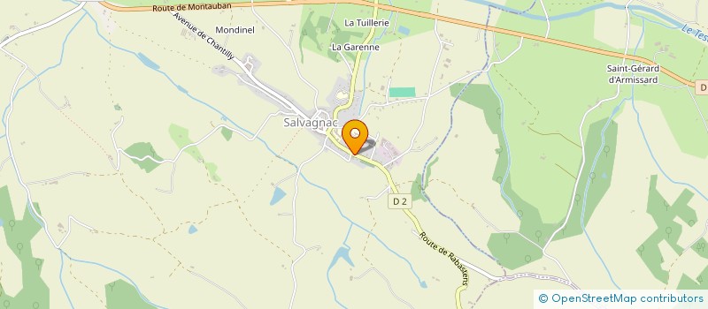 localisation de l'entreprise SCI G.O.J.  SALVAGNAC