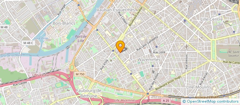 localisation de l'entreprise SCI G.O.M. à LILLE