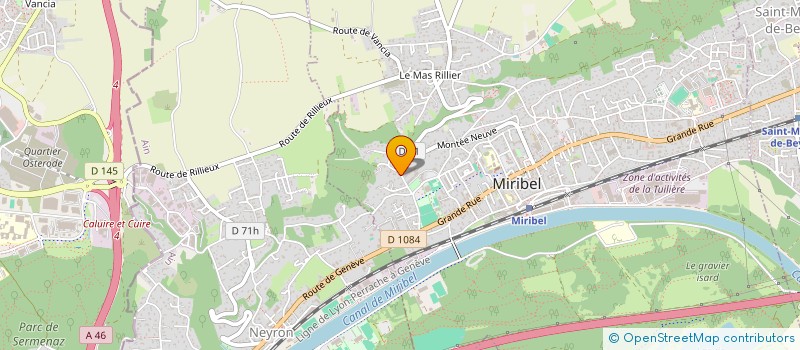 localisation de l'entreprise SCI G P à MIRIBEL
