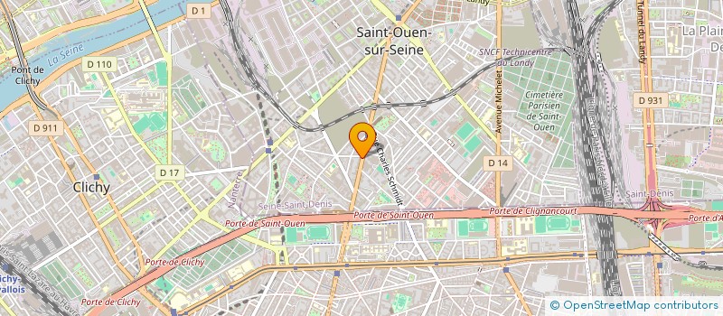 localisation de l'entreprise SCI G P  SAINT-OUEN-SUR-SEINE