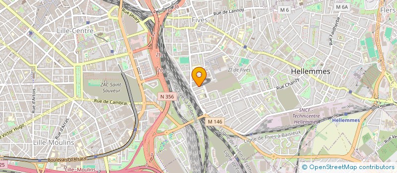 localisation de l'entreprise SCI G.P. à LILLE