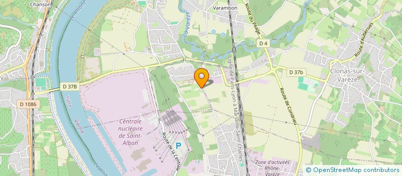 localisation de l'entreprise SCI G P A  SAINT-ALBAN-DU-RHONE