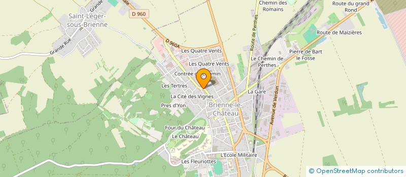 localisation de l'entreprise SCI G P C A  BRIENNE-LE-CHATEAU