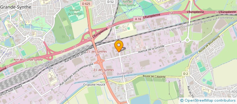 localisation de l'entreprise SCI G.P.C.E à DUNKERQUE