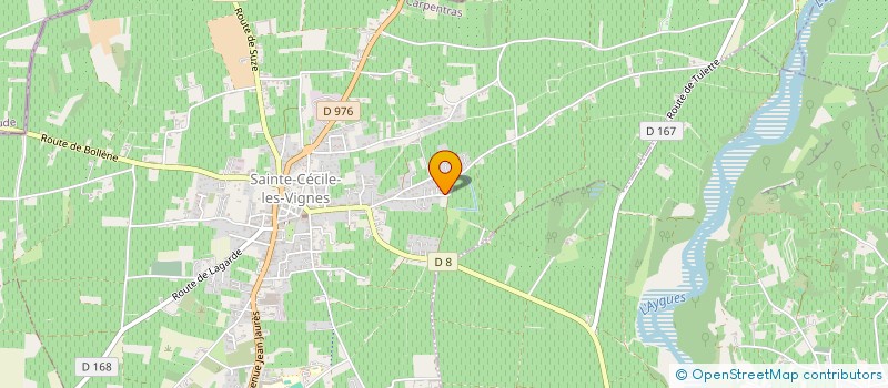 localisation de l'entreprise SCI G.P.C.M  SAINTE-CECILE-LES-VIGNES