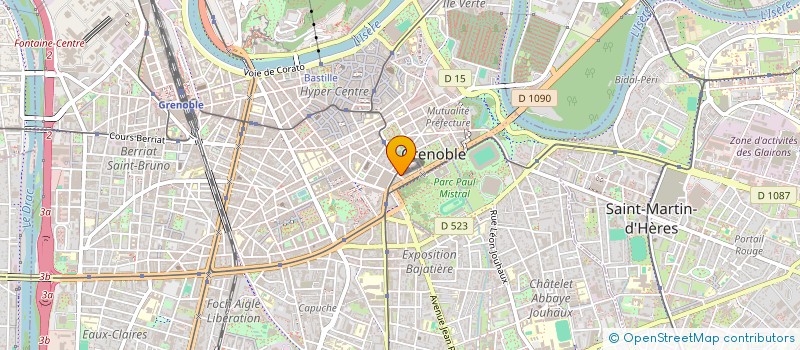 localisation de l'entreprise SCI G P E à GRENOBLE