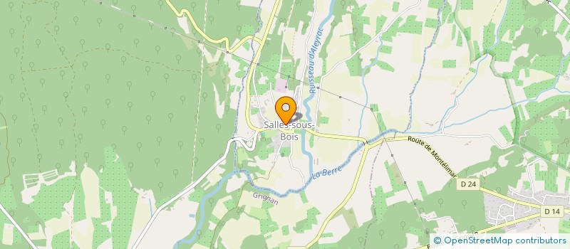 localisation de l'entreprise SCI G.P.F.  TAULIGNAN