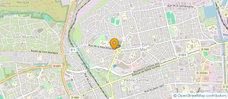 localisation de l'entreprise SCI G.P.M à DUNKERQUE