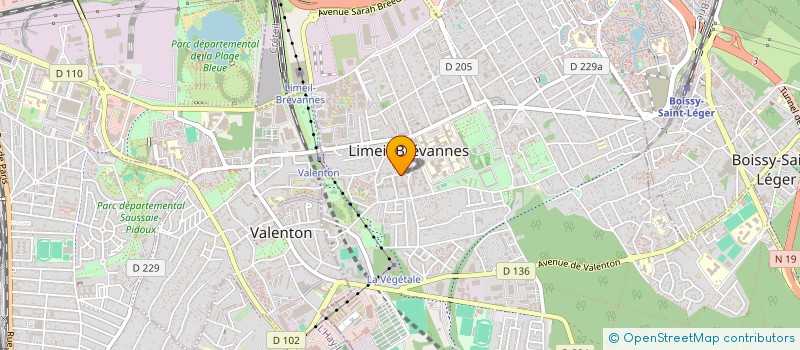 localisation de l'entreprise SCI G PASTEUR à LIMEIL-BREVANNES