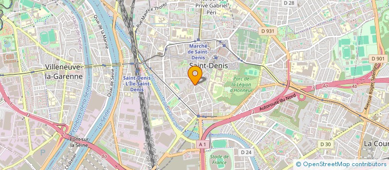 localisation de l'entreprise SCI G.PERI SAINT DENIS à SAINT-DENIS