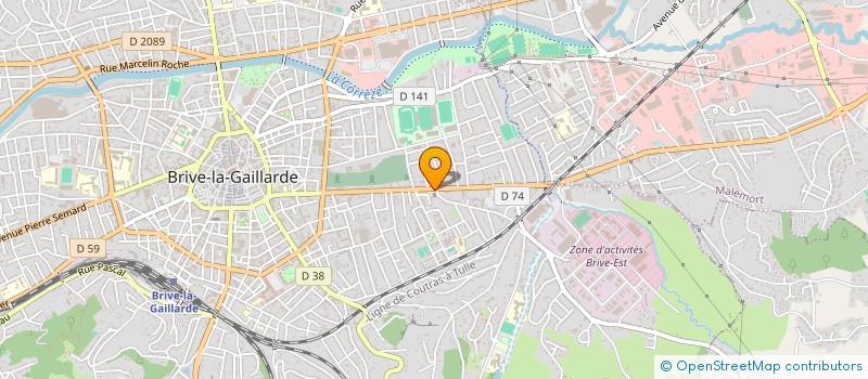 localisation de l'entreprise SCI G POM  BRIVE-LA-GAILLARDE