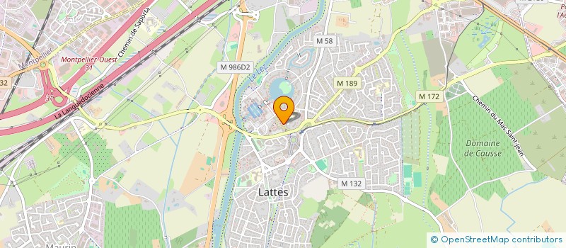 localisation de l'entreprise SCI G PONTIER à LATTES