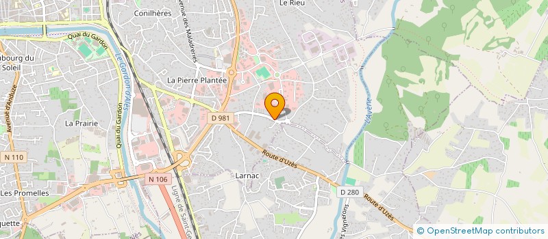 localisation de l'entreprise SCI G.R.D.  ALES