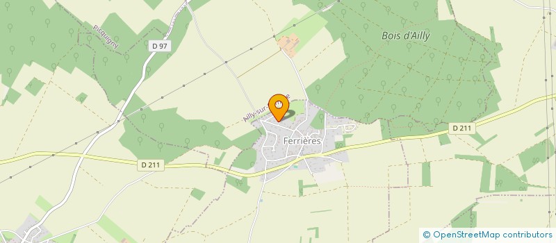 localisation de l'entreprise SCI  G.R.D.E.  FERRIERES