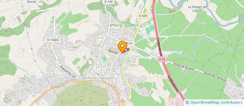 localisation de l'entreprise SCI G.R.G.V.  CLERMONT-L'HERAULT