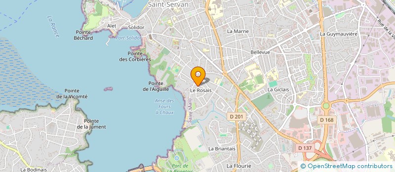 localisation de l'entreprise SCI G.R.H.  GERALD-ROBERT-HERBAUT  SAINT-MALO