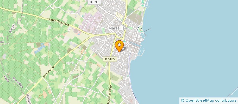 localisation de l'entreprise SCI G R M à MARSEILLAN