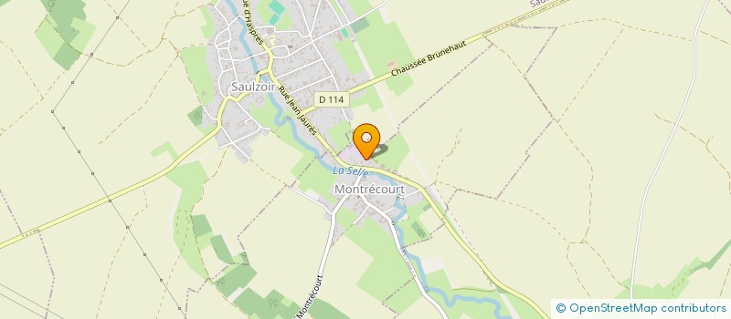 localisation de l'entreprise SCI G.R.N. VAL  MONTRECOURT