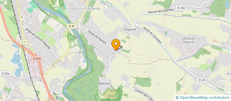 localisation de l'entreprise SCI G.RIPOCHE  LACROIX-FALGARDE