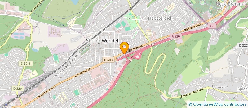 localisation de l'entreprise SCI G ROMANO  STIRING-WENDEL