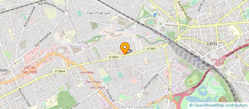 localisation de l'entreprise SCI G.S.C.J. à LA COURNEUVE