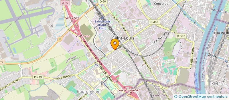 localisation de l'entreprise SCI G S CARUSO  SAINT-LOUIS