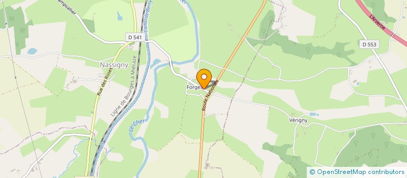 localisation de l'entreprise SCI G.S.G  NASSIGNY