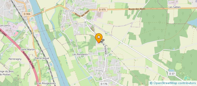 localisation de l'entreprise SCI G.S.K-LOCATION  PRETY