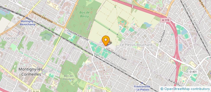 localisation de l'entreprise SCI G.S.N.J.  LE PLESSIS-BOUCHARD