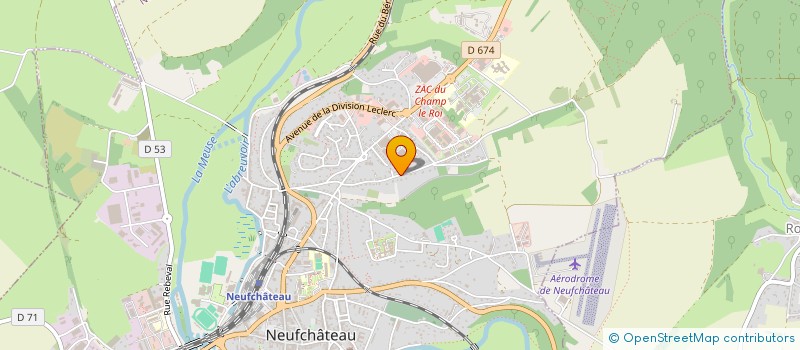 localisation de l'entreprise SCI G S R S à NEUFCHATEAU