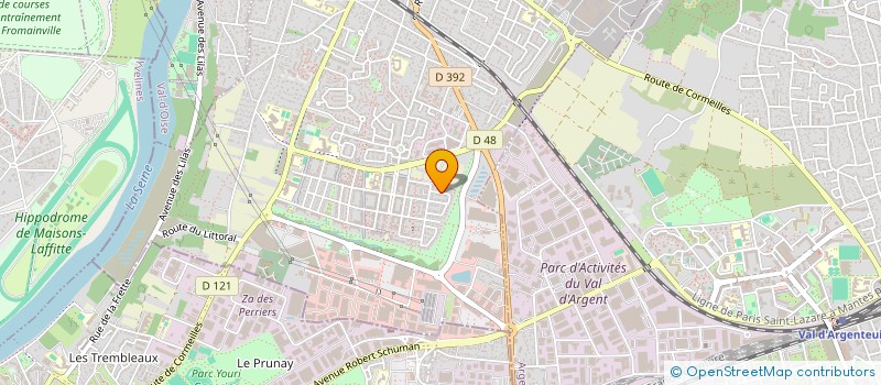 localisation de l'entreprise SCI G.S.Y.  CORMEILLES-EN-PARISIS