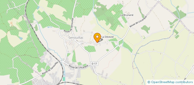 localisation de l'entreprise SCI G.T INVEST  SENOUILLAC