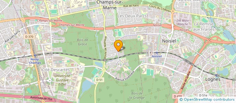 localisation de l'entreprise SCI G V 3 C  CHAMPS-SUR-MARNE