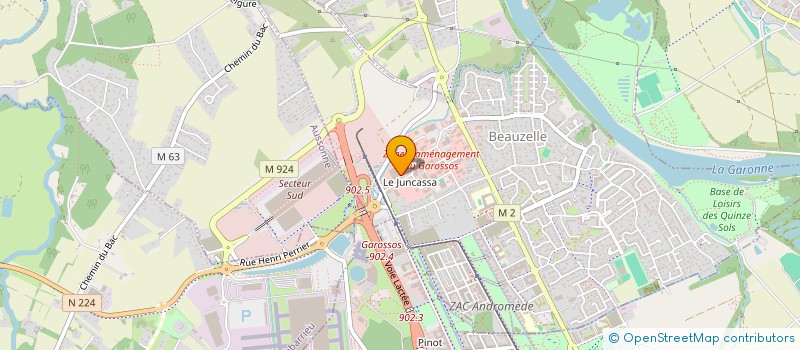 localisation de l'entreprise SCI G.V.E.  BEAUZELLE