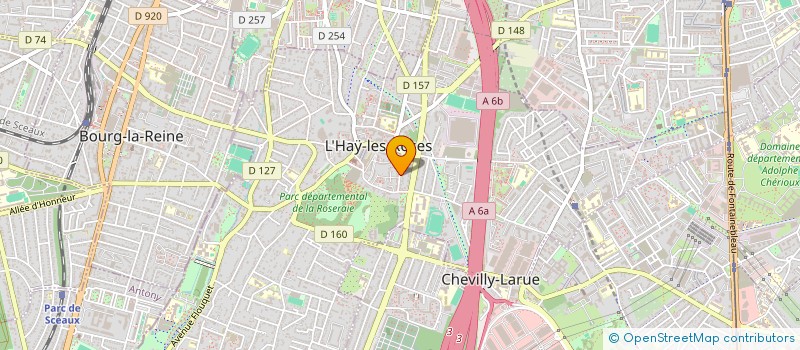 localisation de l'entreprise SCI G.V. MALAKOFF  PONT-L'ABBE