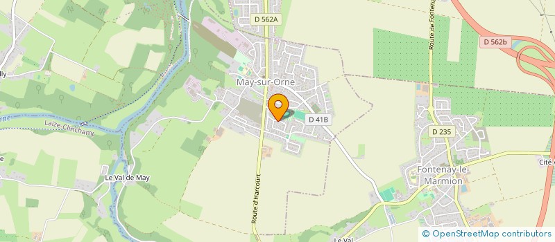 localisation de l'entreprise SCI G.V.W  LAIZE-CLINCHAMPS