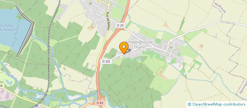 localisation de l'entreprise SCI G.W.  BURNHAUPT-LE-HAUT