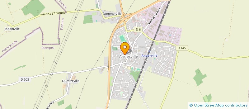 localisation de l'entreprise SCI G.Y.E.F.  ANGERVILLE