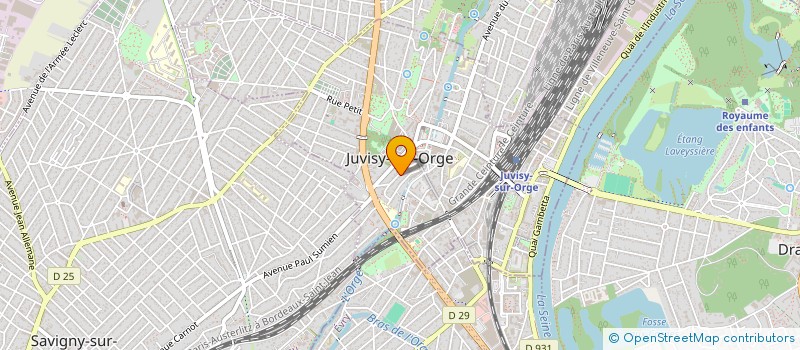 localisation de l'entreprise SCI G.Y.M à JUVISY-SUR-ORGE