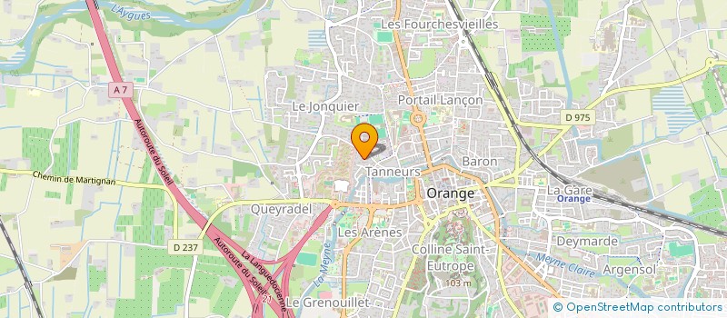 localisation de l'entreprise SCI G.Y. NOGUERES  ORANGE