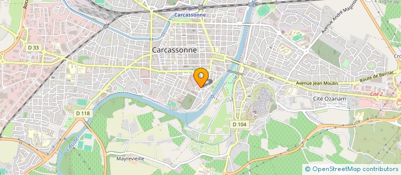 localisation de l'entreprise SCI G2 à CARCASSONNE