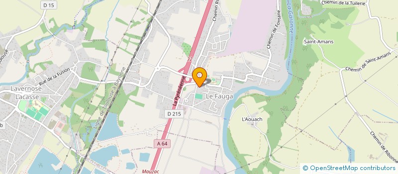 localisation de l'entreprise SCI G2 COM  LE FAUGA