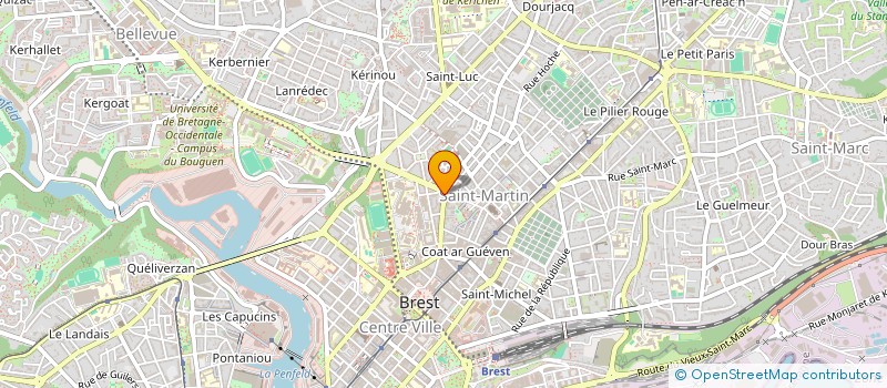 localisation de l'entreprise SCI G2 INVESTISSEMENT  BREST