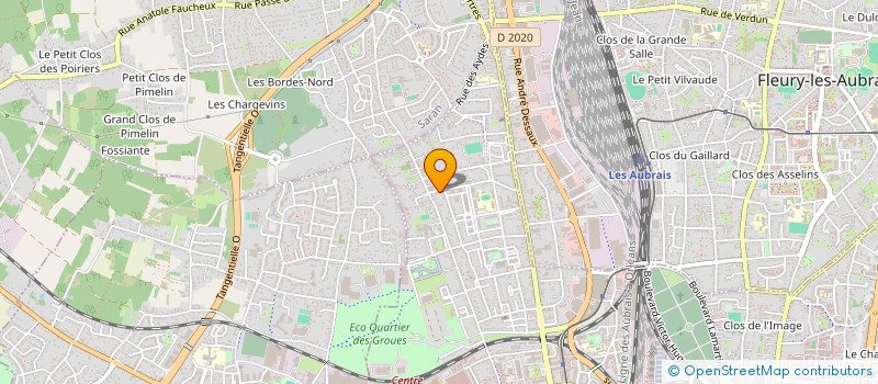 localisation de l'entreprise SCI G2A à ORLEANS