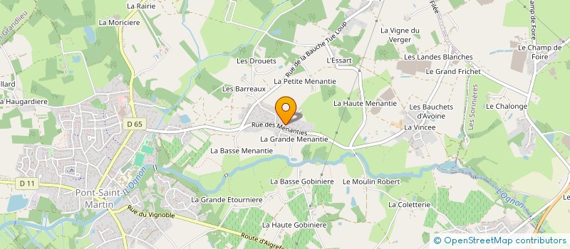 localisation de l'entreprise SCI G2B  PONT-SAINT-MARTIN