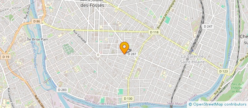 localisation de l'entreprise SCI G2C à SAINT-MAUR-DES-FOSSES