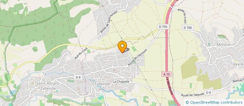 localisation de l'entreprise SCI G2C  TALLENDE